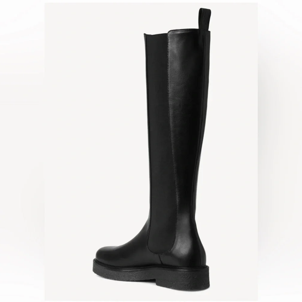STAUD Palamino Tall Boot Black size 37 NEW